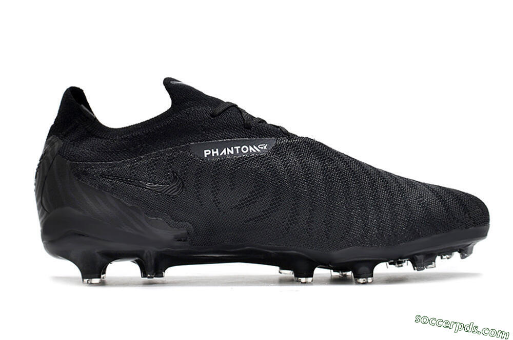 Nike Phantom GX Elite FG Low-Tops Football Boots - Black/White/Black 7