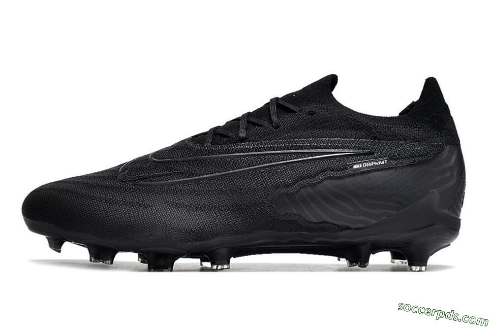 Nike Phantom GX Elite FG Low-Tops Football Boots - Black/White/Black 2