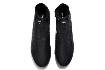 Nike Phantom GX Elite DF Link FG High-Tops Football Boots - Black/White/Black