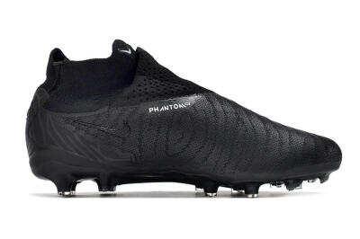 Nike Phantom GX Elite DF Link FG High-Tops Football Boots - Black/White/Black