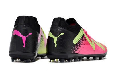 Puma Future Ultimate MG Low-Tops Football Boots - Green/Pink/Black