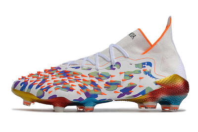 Adidas Predator Freak.1 FG High-Tops Football Boots - White/Rainbow