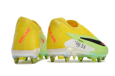 Nike Phantom GX Elite SG Low-Tops Football Boots - Green/Black/Yellow