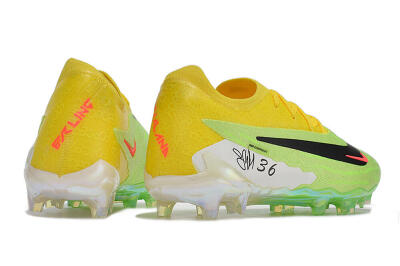 Nike Phantom GX Elite FG Low-Tops Football Boots - Green/Black/Yellow