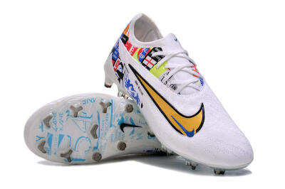 Harry Kane X Nike Phantom GX Elite FG Low-Tops Football Boots - White/Rainbow