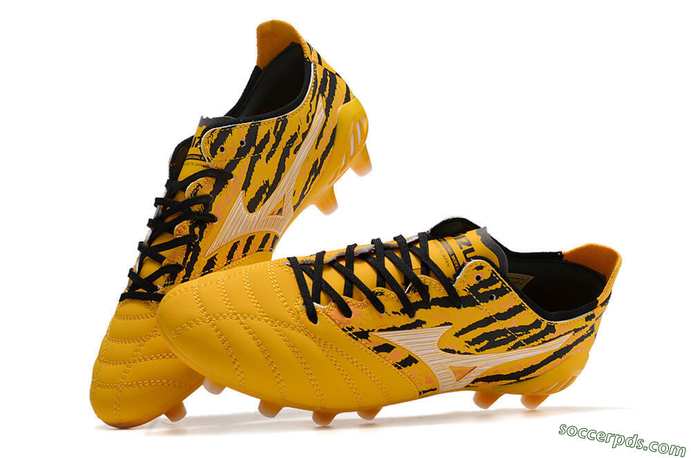 Mizuno Morelia Neo 3 Pro FG Low-Tops Football Boots - Yellow/Black/White 5