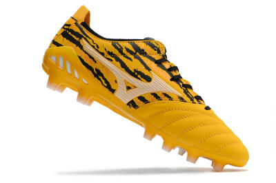 Mizuno Morelia Neo 3 Pro FG Low-Tops Football Boots - Yellow/Black/White
