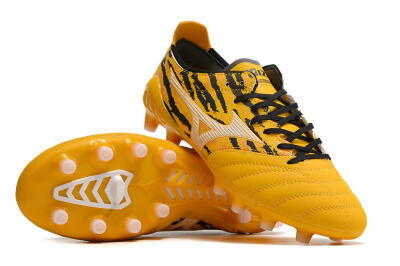 Mizuno Morelia Neo 3 Pro FG Low-Tops Football Boots - Yellow/Black/White