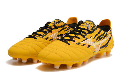 Mizuno Morelia Neo 3 Pro FG Low-Tops Football Boots - Yellow/Black/White