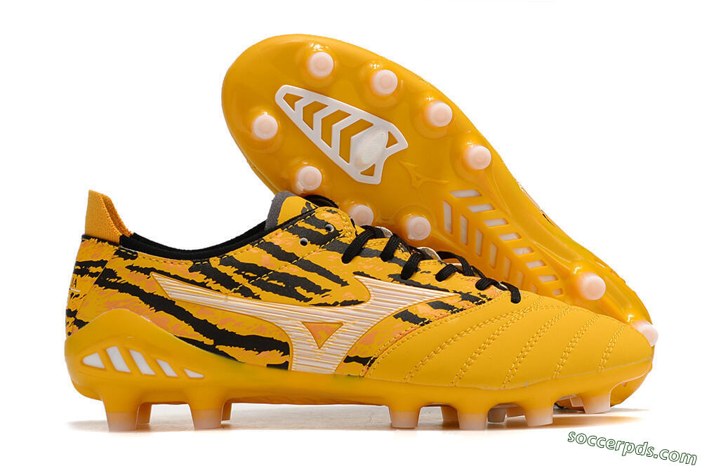 Mizuno Morelia Neo 3 Pro FG Low-Tops Football Boots - Yellow/Black/White 1