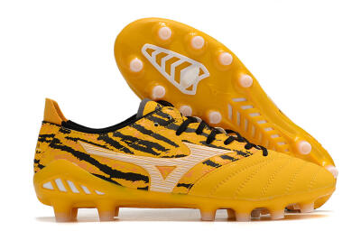 Mizuno Morelia Neo 3 Pro FG Low-Tops Football Boots - Yellow/Black/White