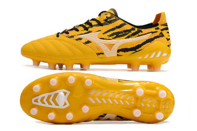 Mizuno Morelia Neo 3 Pro FG Low-Tops Football Boots - Yellow/Black/White