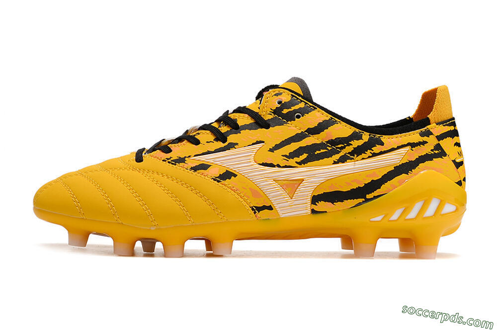 Mizuno Morelia Neo 3 Pro FG Low-Tops Football Boots - Yellow/Black/White 2