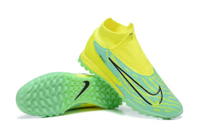 Nike Phantom GX Elite DF TF High-Tops Football Shoes - Blue/Black/Yellow