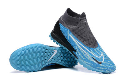Nike Phantom GX Elite DF TF High-Tops Football Shoes - Blue/White/Black