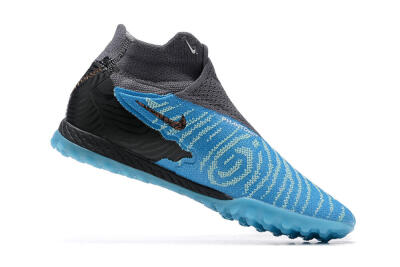 Nike Phantom GX Elite DF TF High-Tops Football Shoes - Blue/White/Black