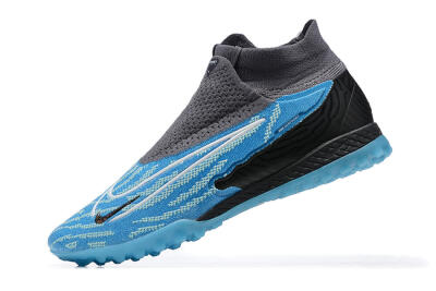 Nike Phantom GX Elite DF TF High-Tops Football Shoes - Blue/White/Black