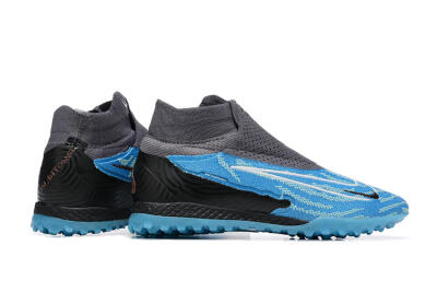 Nike Phantom GX Elite DF TF High-Tops Football Shoes - Blue/White/Black