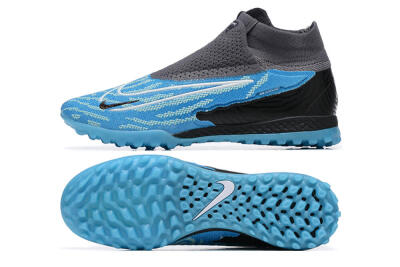 Nike Phantom GX Elite DF TF High-Tops Football Shoes - Blue/White/Black