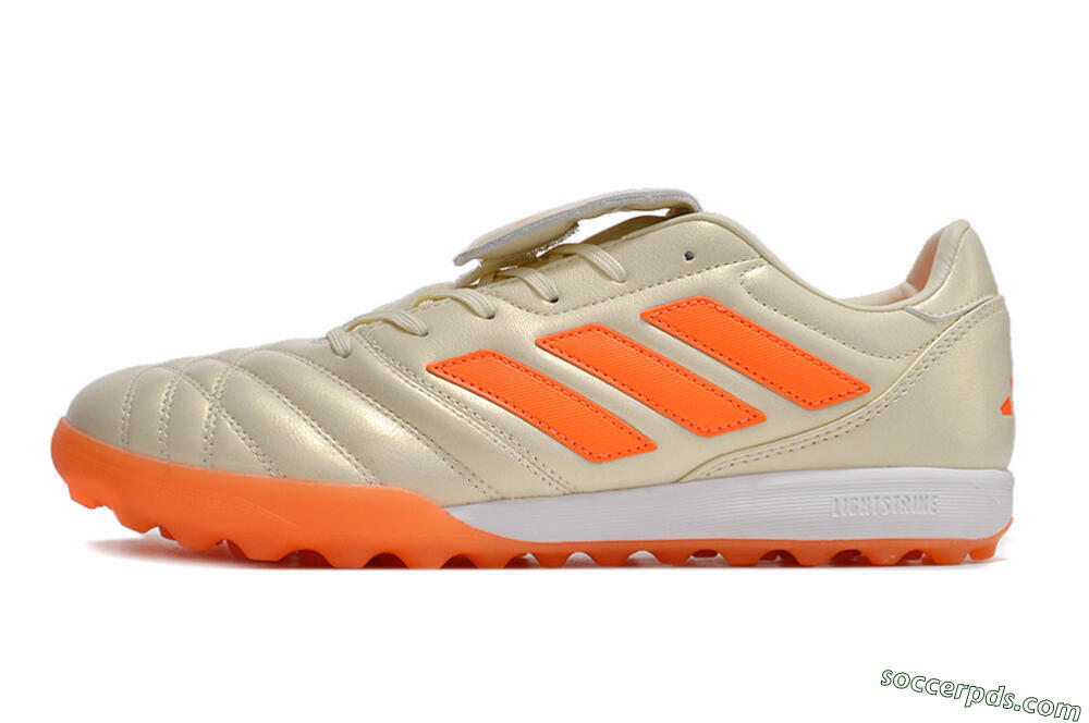 Adidas Copa Gloro TF Low-Tops Football Shoes - Beige/Orange 2