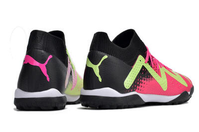 Puma Future X Powercat Tokyo Match TF Low-Tops Football Shoes - Green/Pink/Black