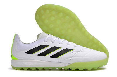 Adidas Copa Pure.3 TF Low-Tops Football Shoes - White/Black/Green