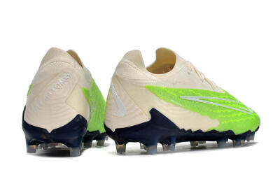 Nike Phantom GX Elite FG Low-Tops Football Boots - Green/White/Beige