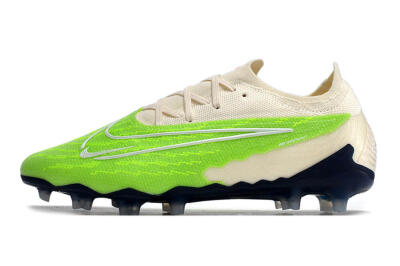 Nike Phantom GX Elite FG Low-Tops Football Boots - Green/White/Beige
