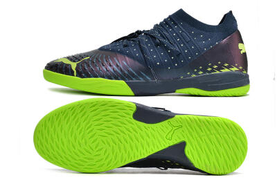 Puma Future Z 1.3 Teazer IC Low-Tops Football Shoes - Blue/Green