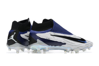 Nike Phantom GX Elite DF FG High-Tops Football Boots - White/Black/Blue