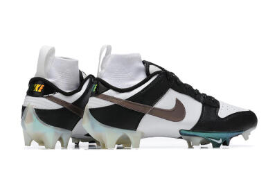 Nike Mercurial Vapor Ede Dunk Panda FG High-Tops Football Boots - White/Black/Brown