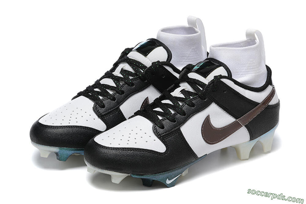 Nike Mercurial Vapor Ede Dunk Panda FG High-Tops Football Boots - White/Black/Brown 9