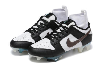 Nike Mercurial Vapor Ede Dunk Panda FG High-Tops Football Boots - White/Black/Brown