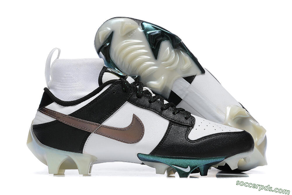 Nike Mercurial Vapor Ede Dunk Panda FG High-Tops Football Boots - White/Black/Brown 1