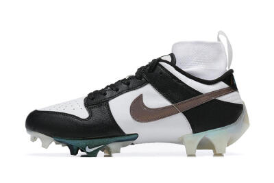 Nike Mercurial Vapor Ede Dunk Panda FG High-Tops Football Boots - White/Black/Brown