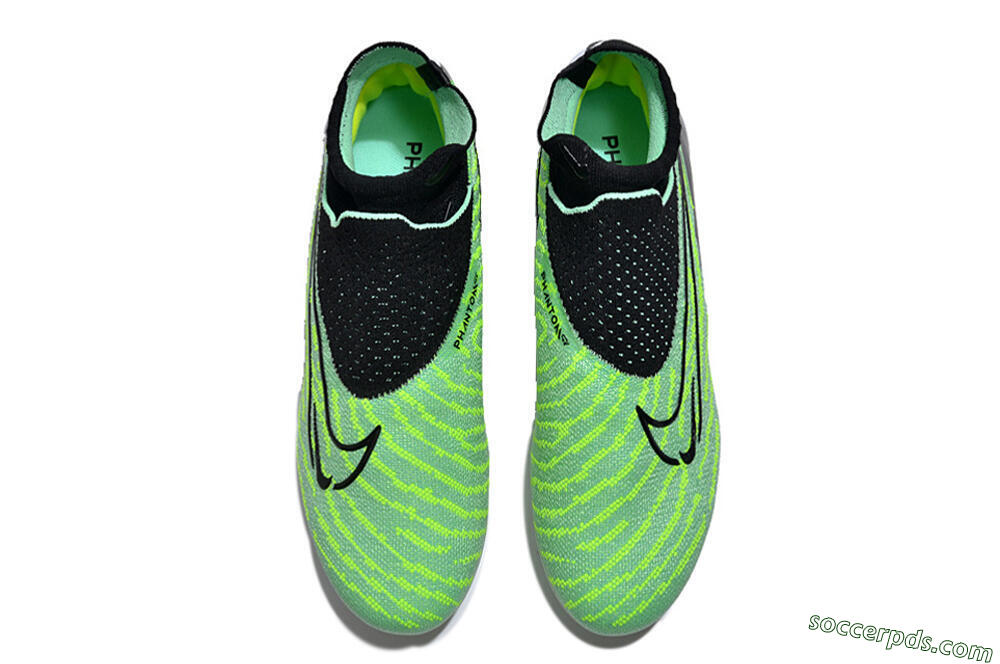 Nike Phantom GX Elite DF FG High-Tops Football Boots - Green/Black/White 4