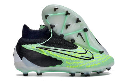 Nike Phantom GX Elite DF FG High-Tops Football Boots - Green/Black/White