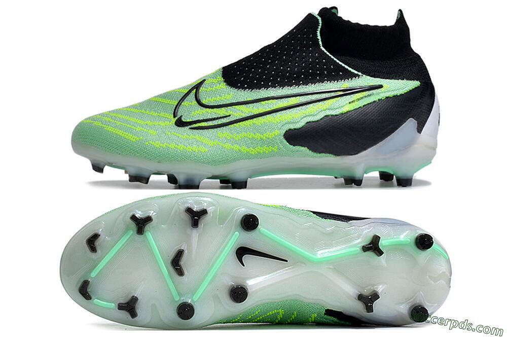 Nike Phantom GX Elite DF FG High-Tops Football Boots - Green/Black/White 0