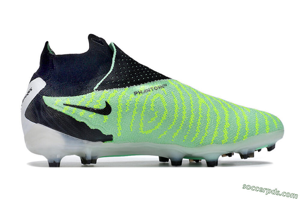 Nike Phantom GX Elite DF FG High-Tops Football Boots - Green/Black/White 7