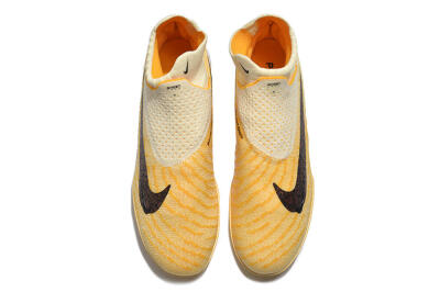 Nike Phantom GX Elite DF Link TF High-Tops Football Shoes - Yellow/Black/Brown