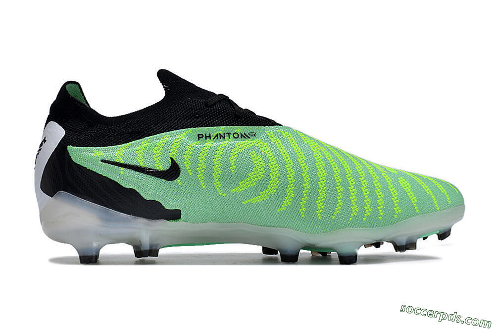 Nike Phantom GX Elite FG Low-Tops Football Boots - Green/Black 7