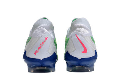 Nike Phantom GX Elite FG Low-Tops Football Boots - Green/White/Blue
