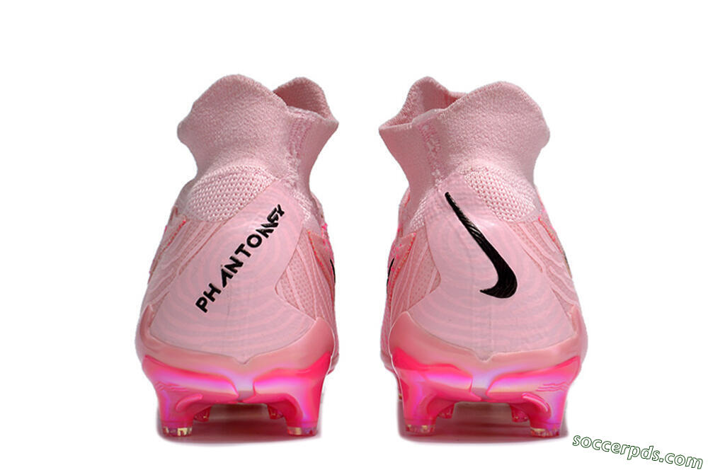 Nike Phantom GX Elite FG High-Tops Football Boots - Pink/Black/Gold 5