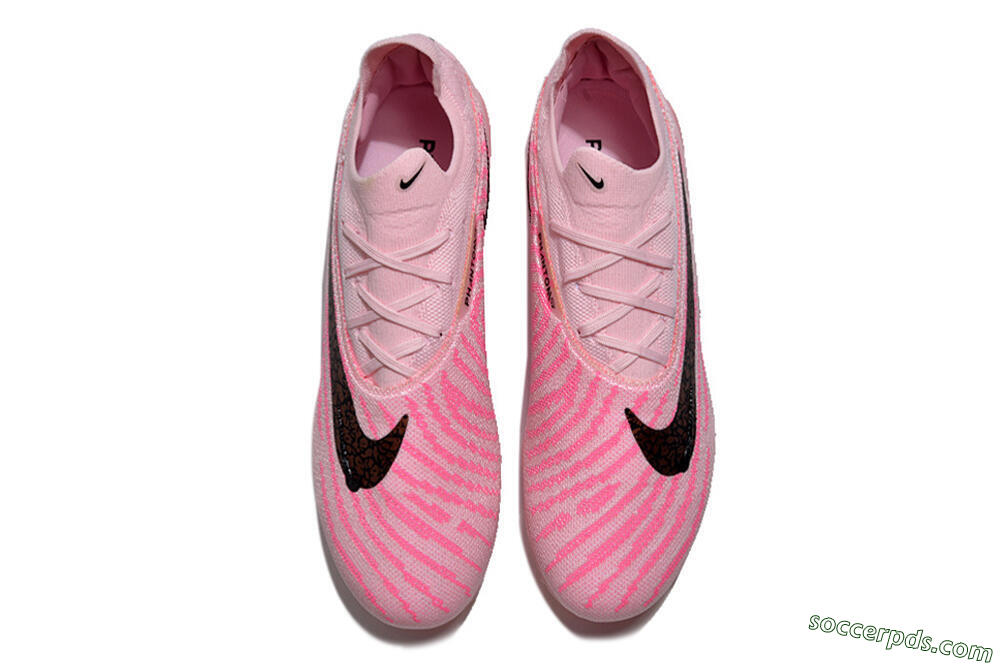 Nike Phantom GX Elite FG Low-Tops Football Boots - Pink/Black/Gold 4