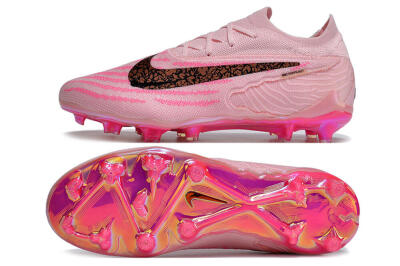 Nike Phantom GX Elite FG Low-Tops Football Boots - Pink/Black/Gold