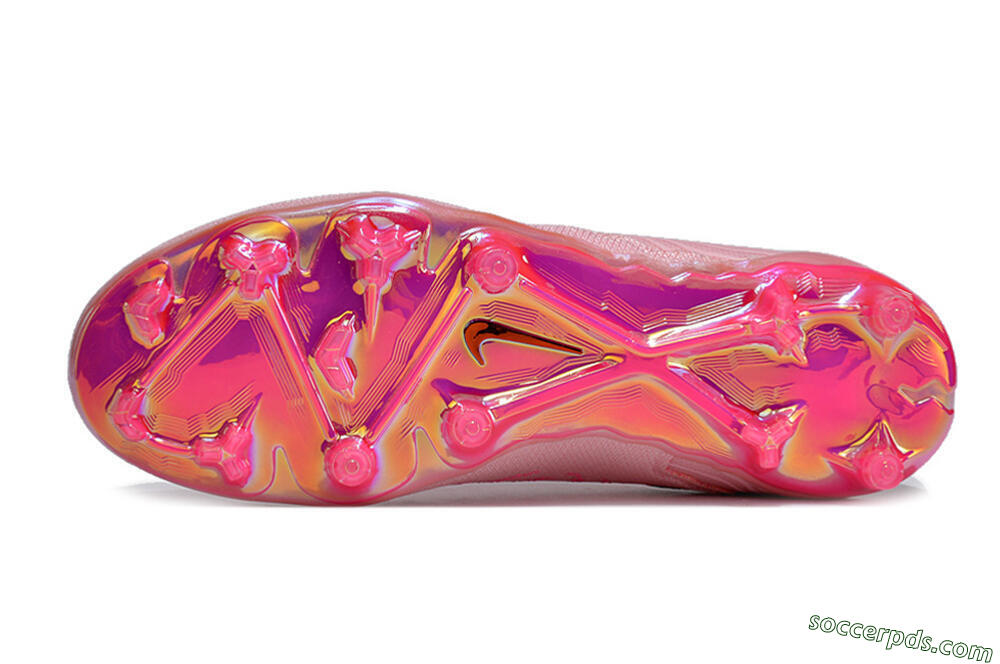 Nike Phantom GX Elite FG Low-Tops Football Boots - Pink/Black/Gold 6
