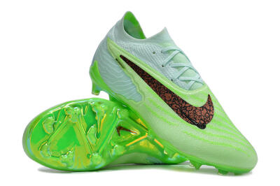 Nike Phantom GX Elite FG Low-Tops Football Boots - Green/Black/Gold
