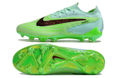 Nike Phantom GX Elite FG Low-Tops Football Boots - Green/Black/Gold