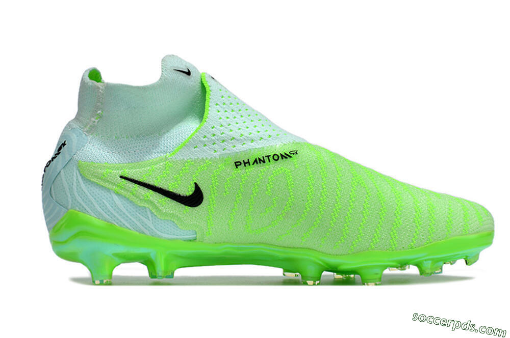 Nike Phantom GX DF Elite FG High-Tops Football Boots - Green/Black/Brown 7