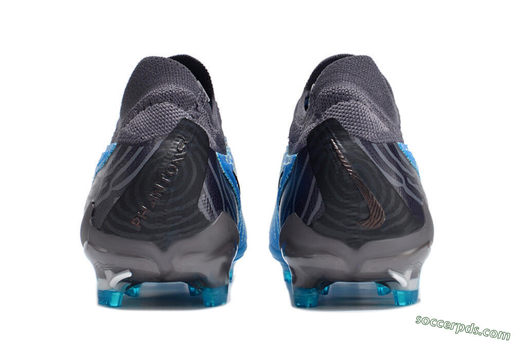 Nike Phantom GX Elite FG Low-Tops Football Boots - Blue/White/Black 5